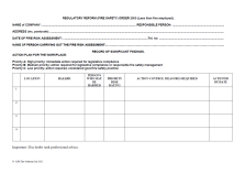 Blank Risk Assessment